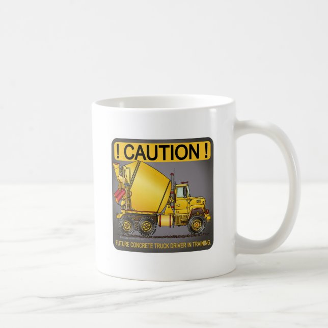 Framtid hårdnar lastbilsförarekaffemuggen kaffemugg (Höger)