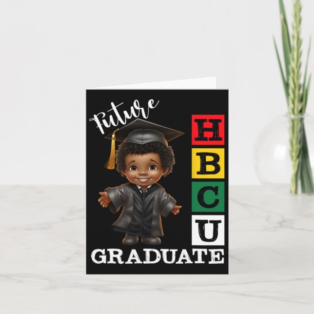 Framtid Hbcuskolor Examen Svart Historia Svart  Kort (Framsida)