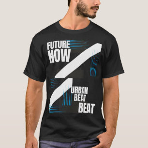 Framtid Nu Urban Beat Futuristisk Streetwear T Shirt