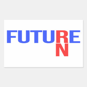 FRAMTID RN REKTANGULÄRT KLISTERMÄRKE