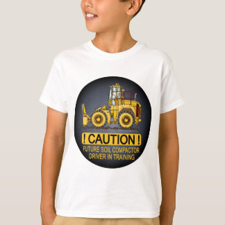 Framtid smutsar T-tröja för Compactorchaufförungar T-shirt