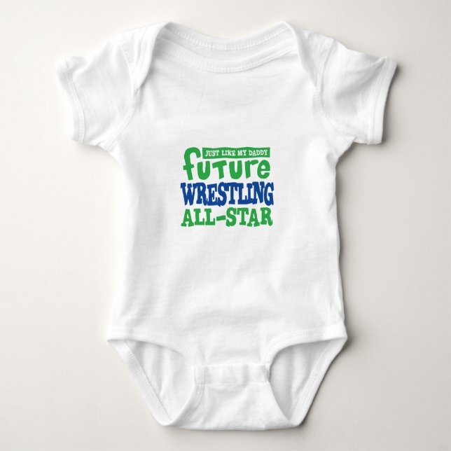 Framtid som brottas all stjärna tee shirt (Framsida)