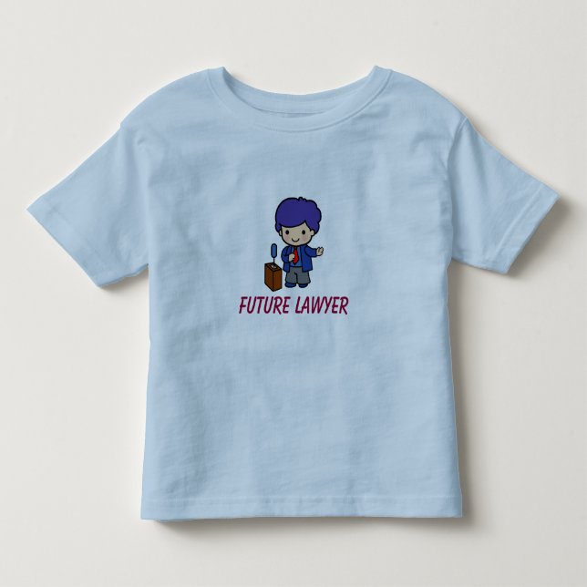 Framtida advokat - Boy Tee Shirt (Framsida)