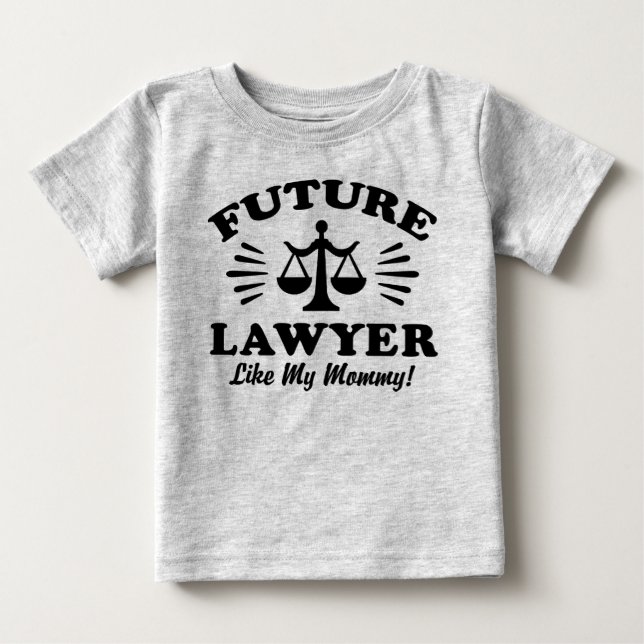 Framtida advokat som min Mamma Tee Shirt (Framsida)