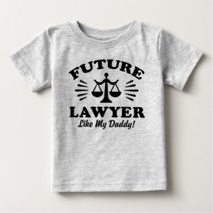 Framtida advokat som pappa tee shirt