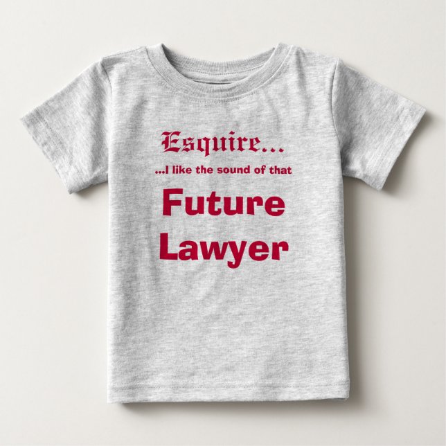 Framtida advokat t shirt (Framsida)