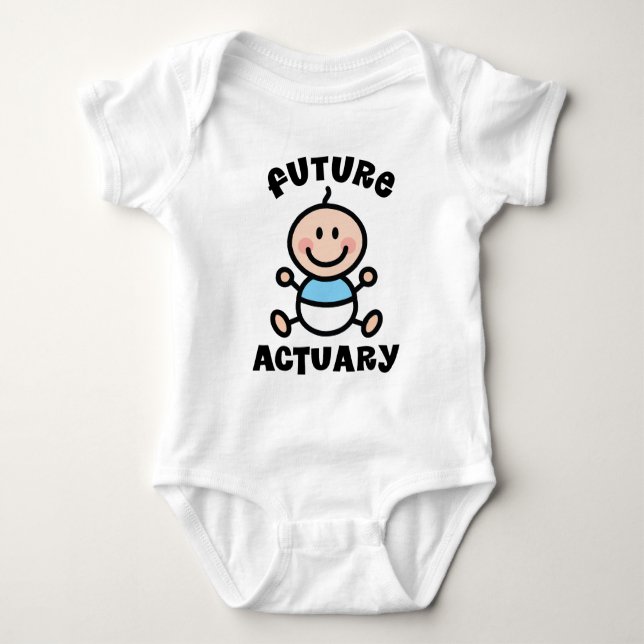 Framtida aktuarie Baby-gåva Tee Shirt (Framsida)