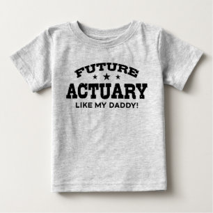 Framtida aktuarie som min pappa t shirt