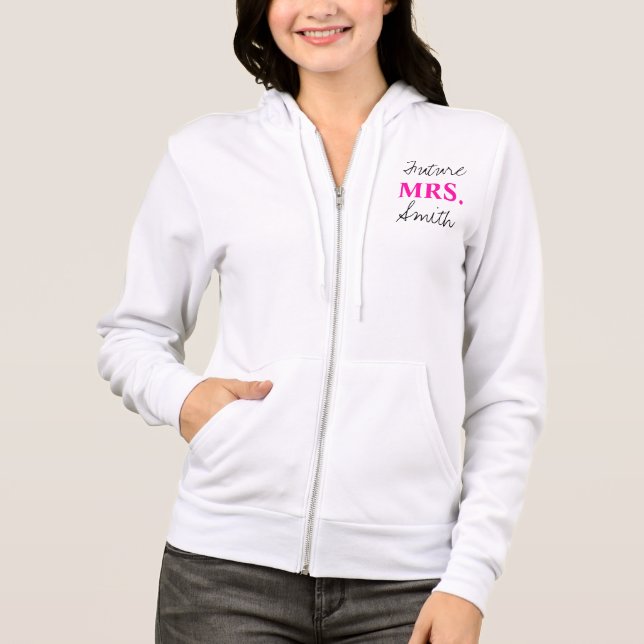 Framtida Alaska Bride Hoodie Tee Shirt (Framsida)