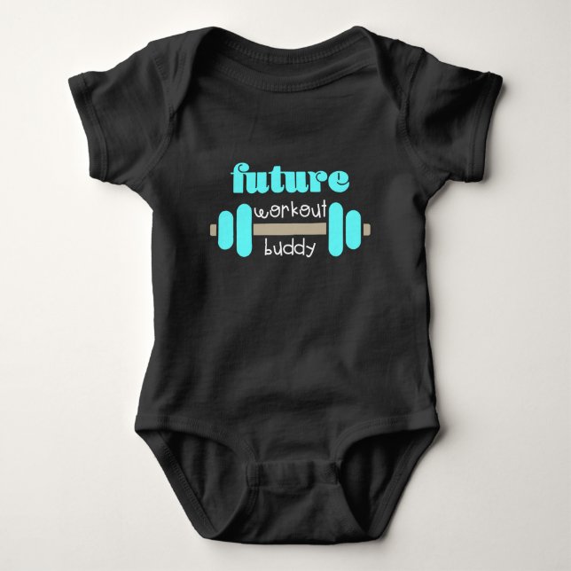 Framtida arbetskamrat baby-kroppsdräkt t shirt (Framsida)