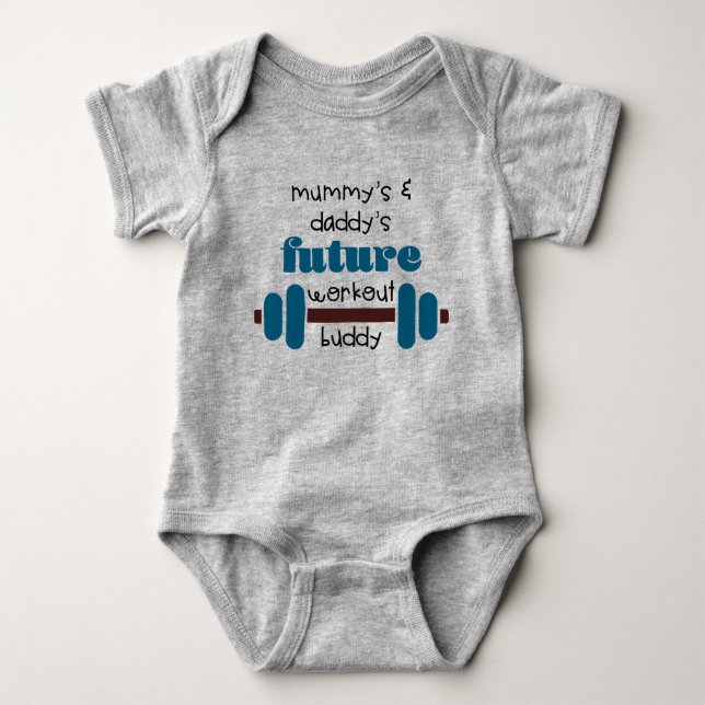 Framtida arbetskamrat baby-kroppsdräkt t shirt (Framsida)