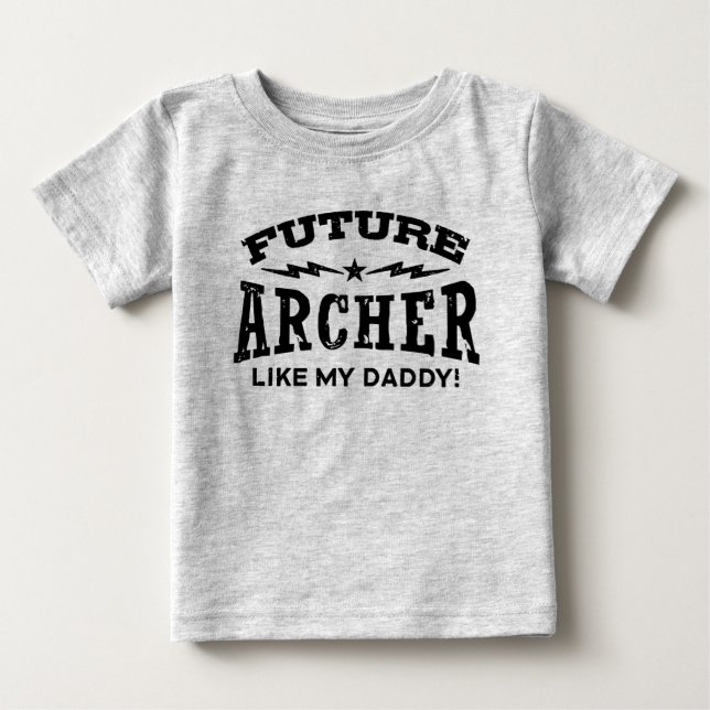 Framtida Archer som pappa T-shirt (Framsida)