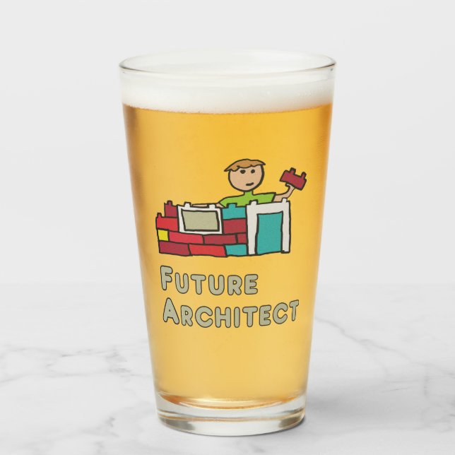Framtida arkitekt glaskopp (Framsida fylld)