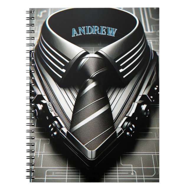 Framtida arv - 4D Necktie Classic Notebook Anteckningsbok (Framsidan)