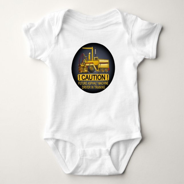 Framtida asfaltsparande Maskin-förare Tee (Framsida)