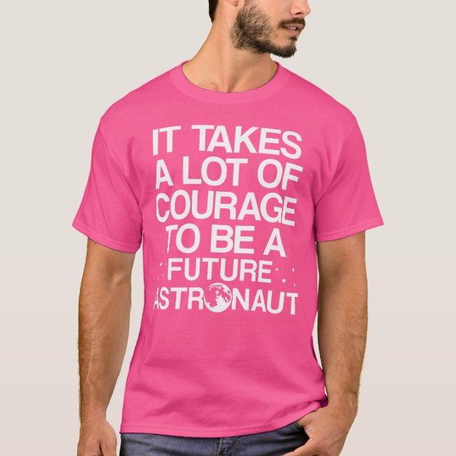 Framtida astronaut Astronomer-astronomi T Shirt (Framsida)