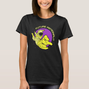 Framtida Astronaut Astronomy Rocket Space Planets T Shirt