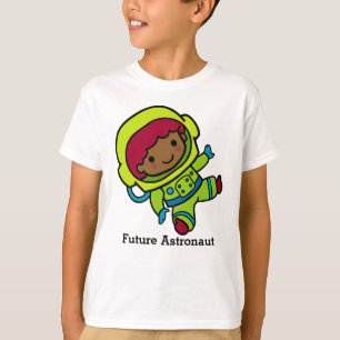 Framtida astronaut Boy i Spacesuit T Shirt