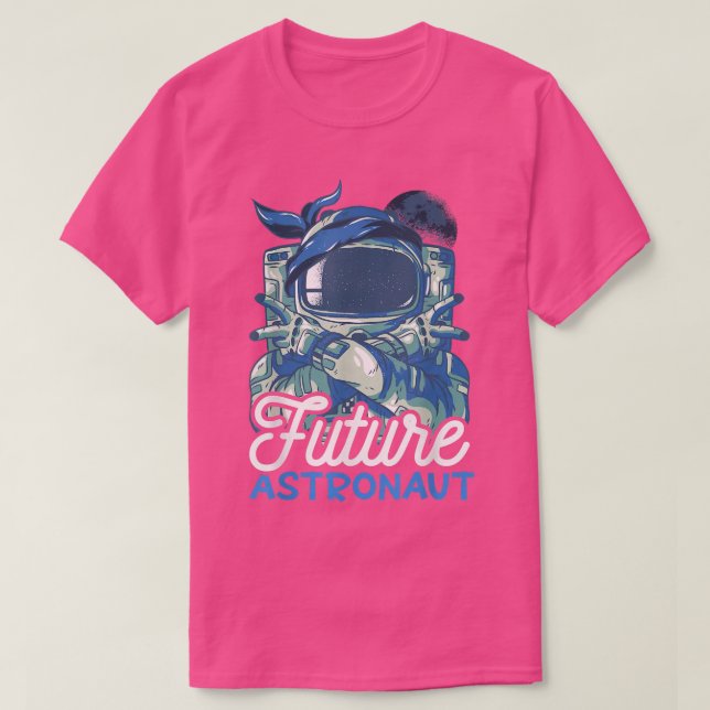 Framtida astronaut för astronauter t shirt (Design framsida)