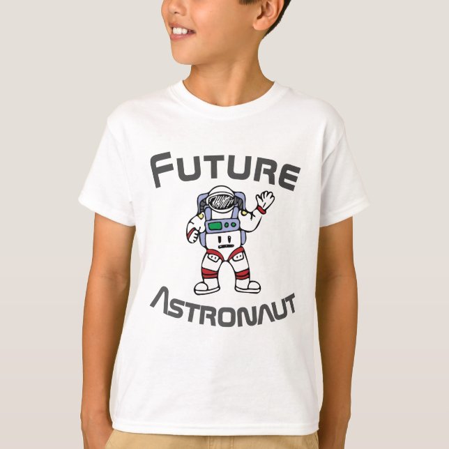 Framtida astronaut/forskare t shirt (Framsida)