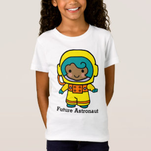 Framtida Astronaut Girl i Spacesuit T Shirt