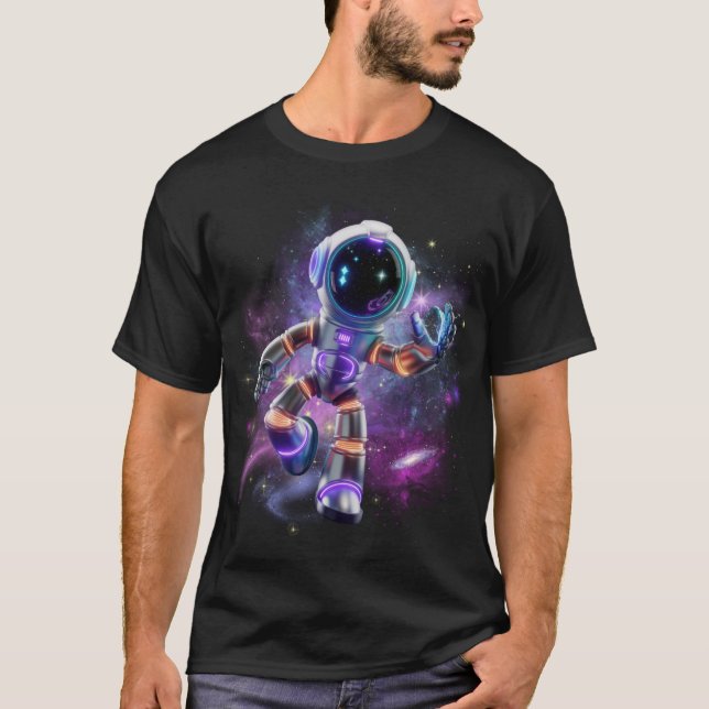 Framtida astronaut i rymden t shirt (Framsida)