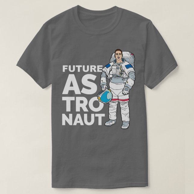 Framtida Astronaut Måne, utgivningsort för maraton T Shirt (Design framsida)