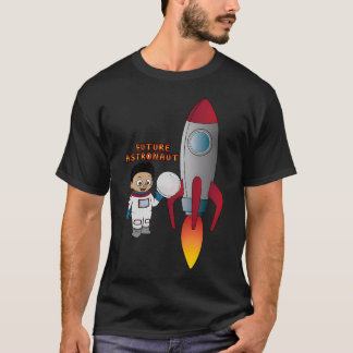 "Framtida astronaut" med raketer (afo) T Shirt