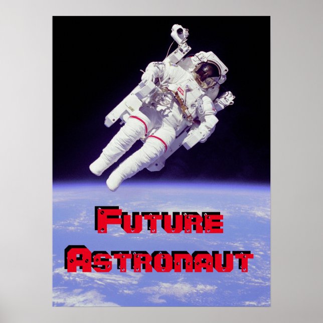 Framtida astronaut Poster (Framsidan)