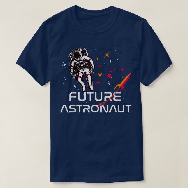 Framtida astronaut Rymden Galay T Shirt (Design framsida)