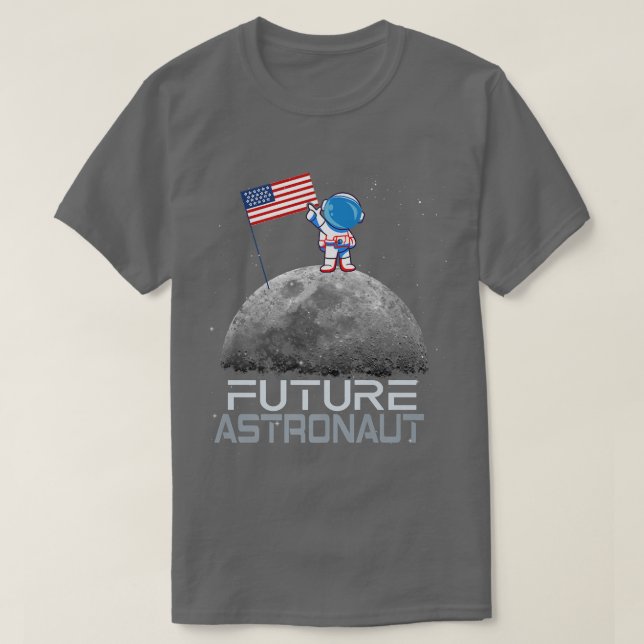 Framtida Astronaut Solar Planet Space Astronomy Ep T Shirt (Design framsida)