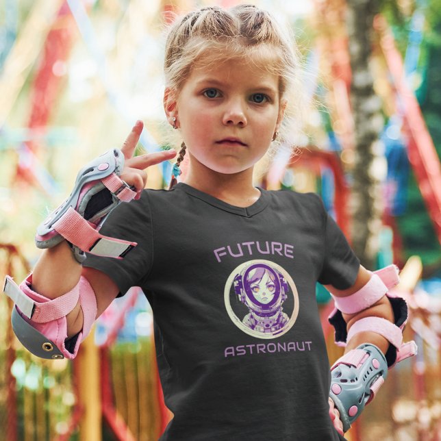 Framtida Astronaut STEM Girl Power Black Girls Spa T Shirt (Skapare uppladdad)