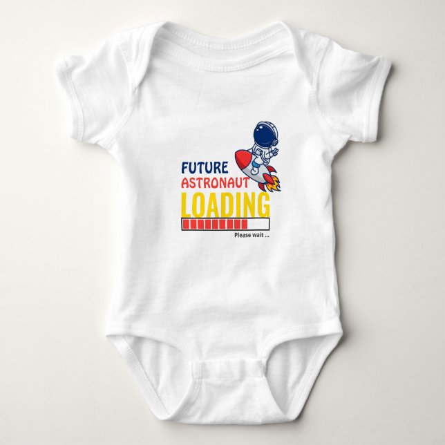Framtida astronautbelastning | Nyfödda Mode Unisex T Shirt (Framsida)