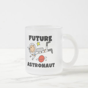 Framtida astronautT-tröja och gåvor Frostad Glasmugg