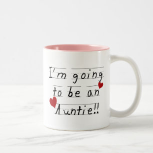 Framtida Auntie Lura Utskrift Tshirts och gåvor Två-Tonad Mugg
