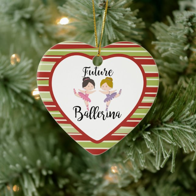 framtida ballerina julgransprydnad keramik (Träd)