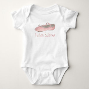 Framtida Ballerina Rosa Ballet Dance Teacher T-shirt
