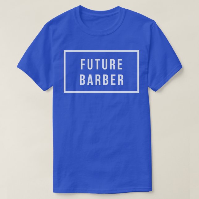 Framtida Barber 7 T Shirt (Design framsida)