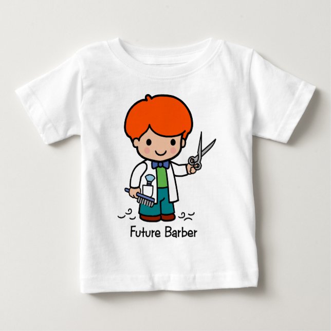 Framtida barberare tee shirt (Framsida)
