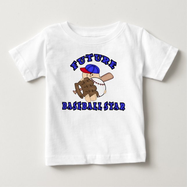 Framtida baseballstjärna t-shirt (Framsida)