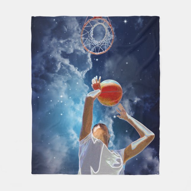 Framtida Basketball All-Star Fleecefilt (Framsidan)