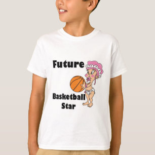 framtida basketstjärna flicka t shirt