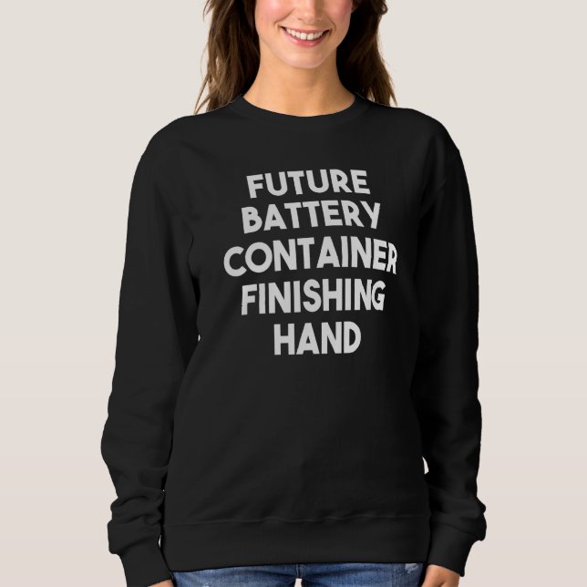 Framtida batteribehållare Avslutar hand T Shirt (Framsida)