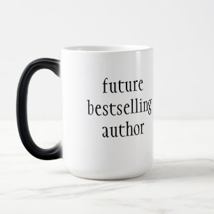 framtida bestselling författare magisk mugg