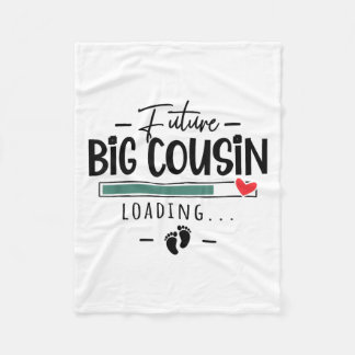 Framtida Big Cousin - 1:a Baby Gravid Announcemen Fleecefilt