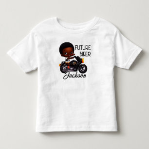 Framtida Biker med barn och motorcykel T Shirt