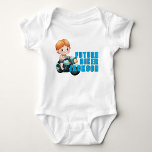 Framtida Biker med barn och motorcykel T Shirt