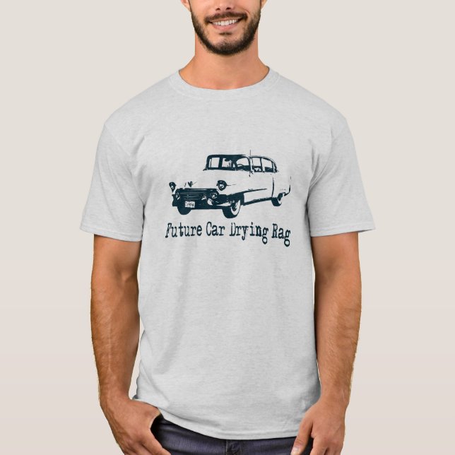 Framtida biluttorkningtrasa tee shirt (Framsida)