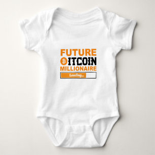 Framtida Bitcoin Millionaire-laddning T Shirt