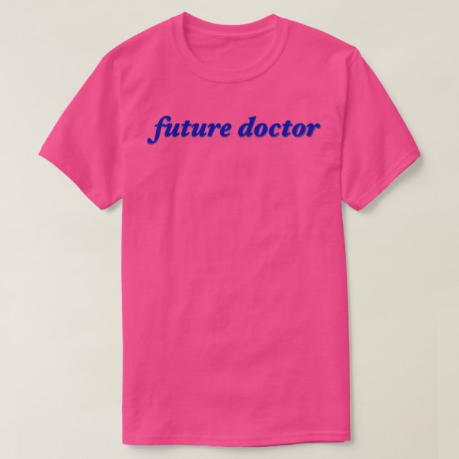 framtida blåblå doktor t shirt (Design framsida)